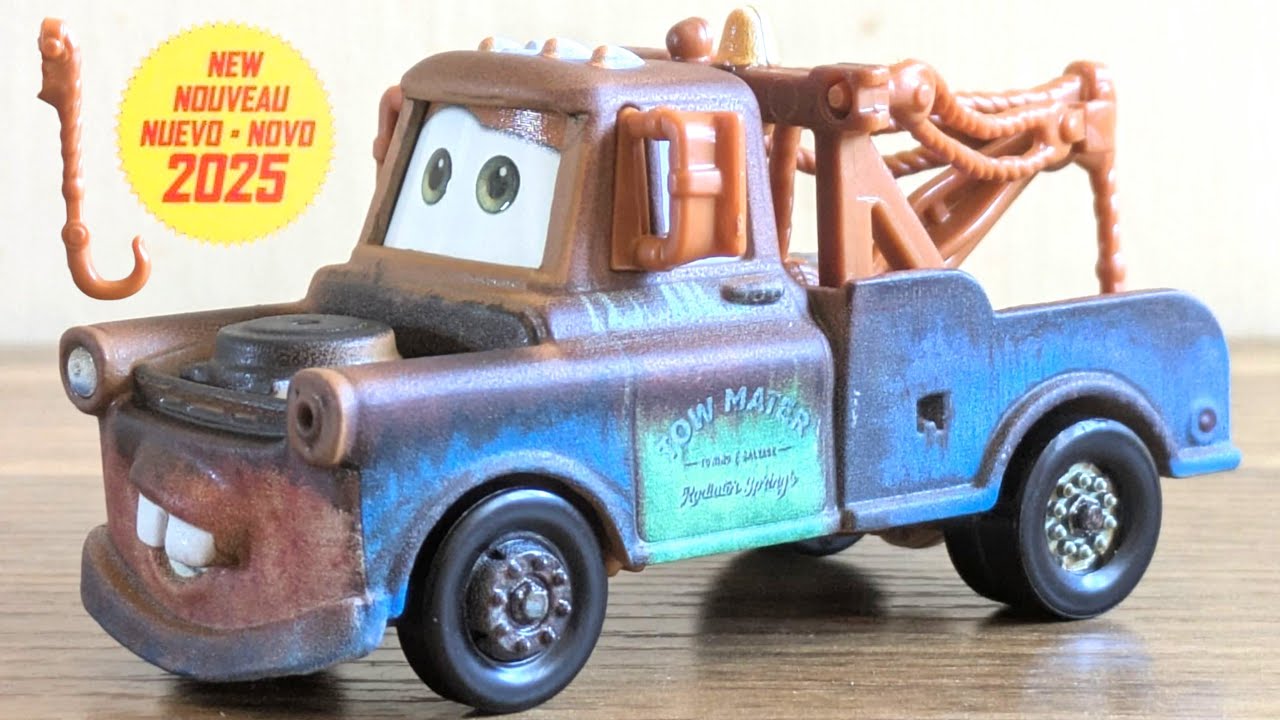 Disney Cars Mater With Working Tow Hook 2025 Version - YouTube