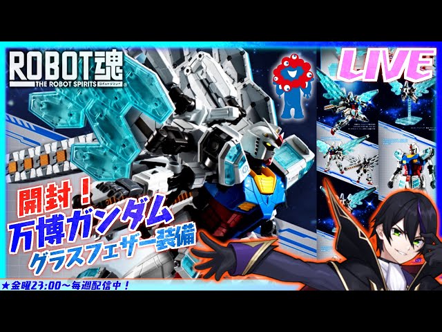 ロボット魂 EXPO2025 ガンダム + グラスフェザー装備 ロボット魂】万博ガンダム グラスフェザー装備 開封!【機動戦士