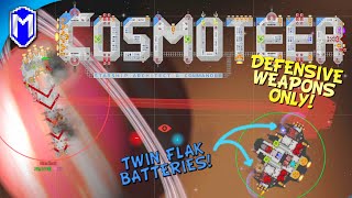 Cosmoteer - More Flak Cannons! - Defensive Weapons Challenge - Modded Let's Play - Ep 2