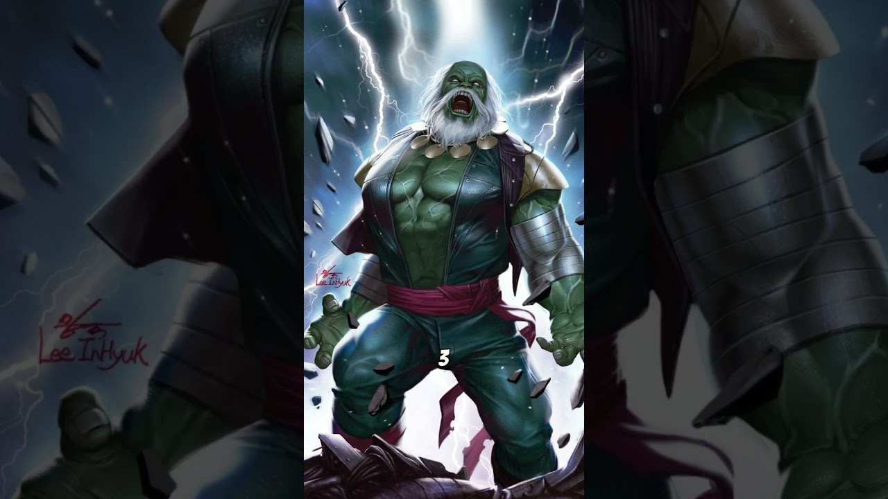 DIFFERENT VERSIONS OF HULK!