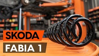 Kā nomainīt Piekare SKODA FABIA Combi (6Y5) - tiešsaistes bezmaksas video