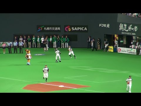 160718 ワールドフェスタ映像から～のファイターズ スタメン送り出し