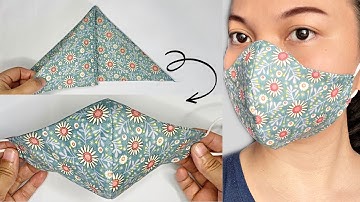 NEW!! Just 5 Minutes! EASY and FAST Way to make Face Mask ✂️ DIY Face Mask