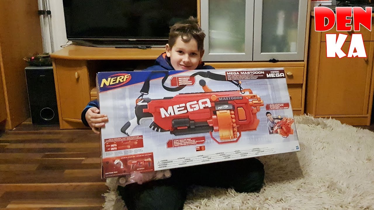 Nerf Mega Mastodon от Hasbro | Подарок на Новый год