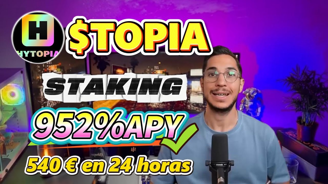 Mercado alcista: TOPIA token staking y HYTOPIA token DeFi top