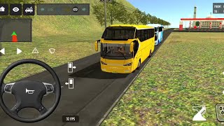🥳Euro Bus Driving Game 2024 Indonesia Bus Simulator Public Transportation Android Gameplay  screenshot 2