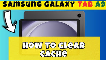 Clear Cache Samsung Galaxy Tab A9 || How to clear cache || How to remove junk files