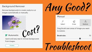 Automatic Background Remover and Restore Brush Features--Cricut Design Space Update October 2021 screenshot 2