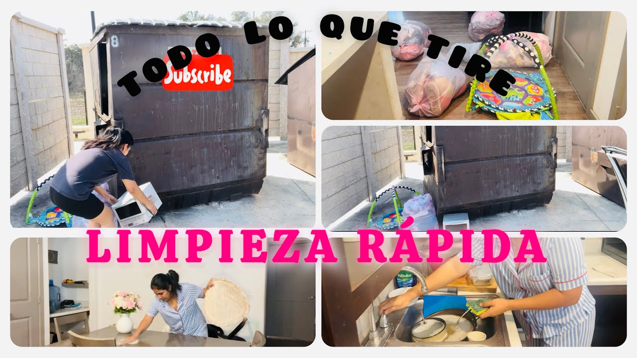 LIMPIEZA FACIL Y RAPIDA💪😁No ME ACEPTARON la DONACIÓN 😞