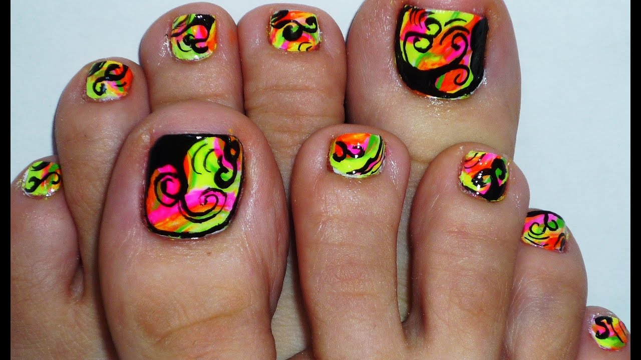 Toe Nail Art Designs Compilation - YouTube - wide 9