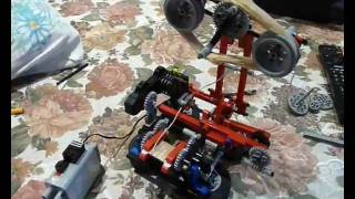 Электрическая моталка для ниток из LEGO