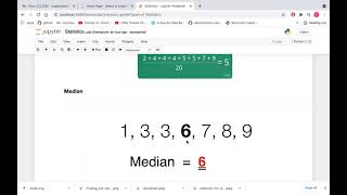 Mean median Mode In python