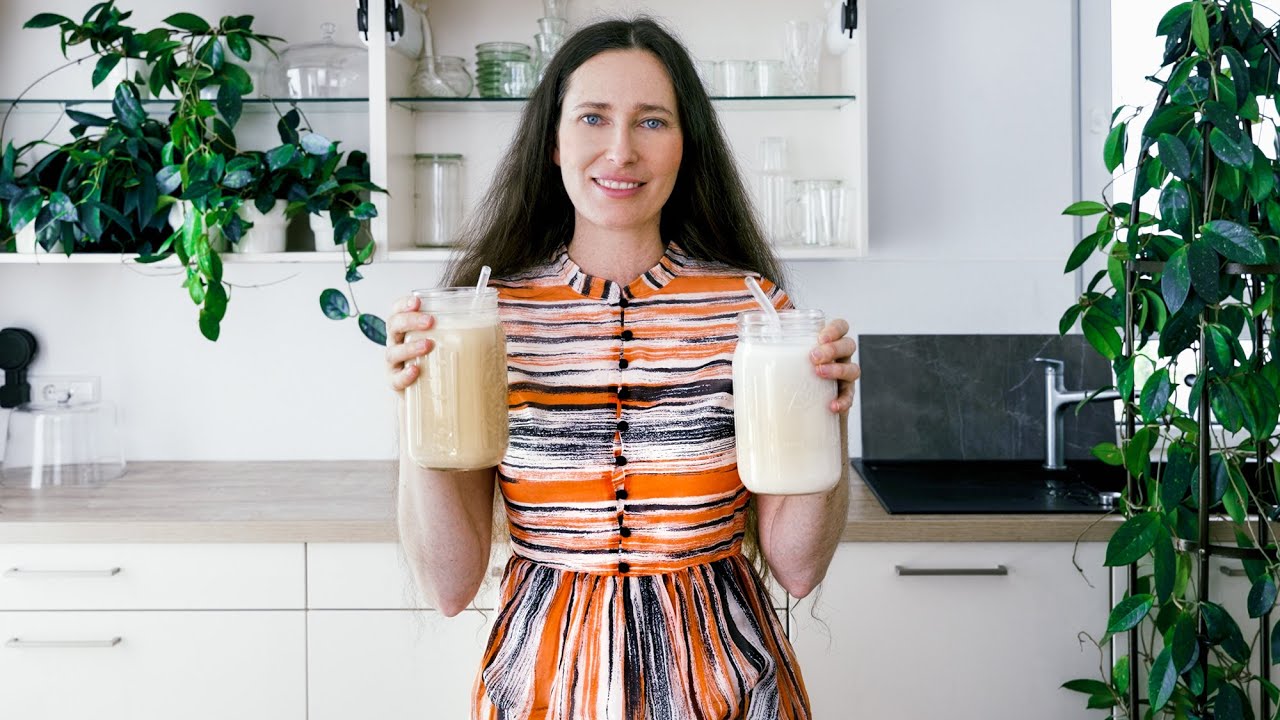The best plantbased milk for tea and coffee, one ingredient, 1 minute