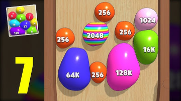 Blob Merge 3D: [unlock 128K] level 129 to level 158