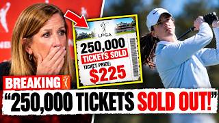 Caitlin Clark SHATTERS LPGA Records With 250,000 Fans — The WNBA Is STUNNED!