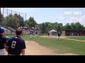 Seth Bower chugs home on a wild pitch as Nick DiGregorio walks. 2-0 Delco