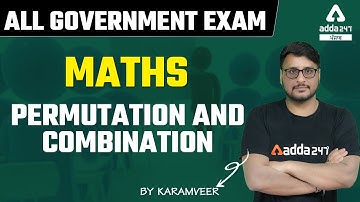 Permutation And Combination | Maths Class | Maths For All Competitive Exams | By KaramVeer