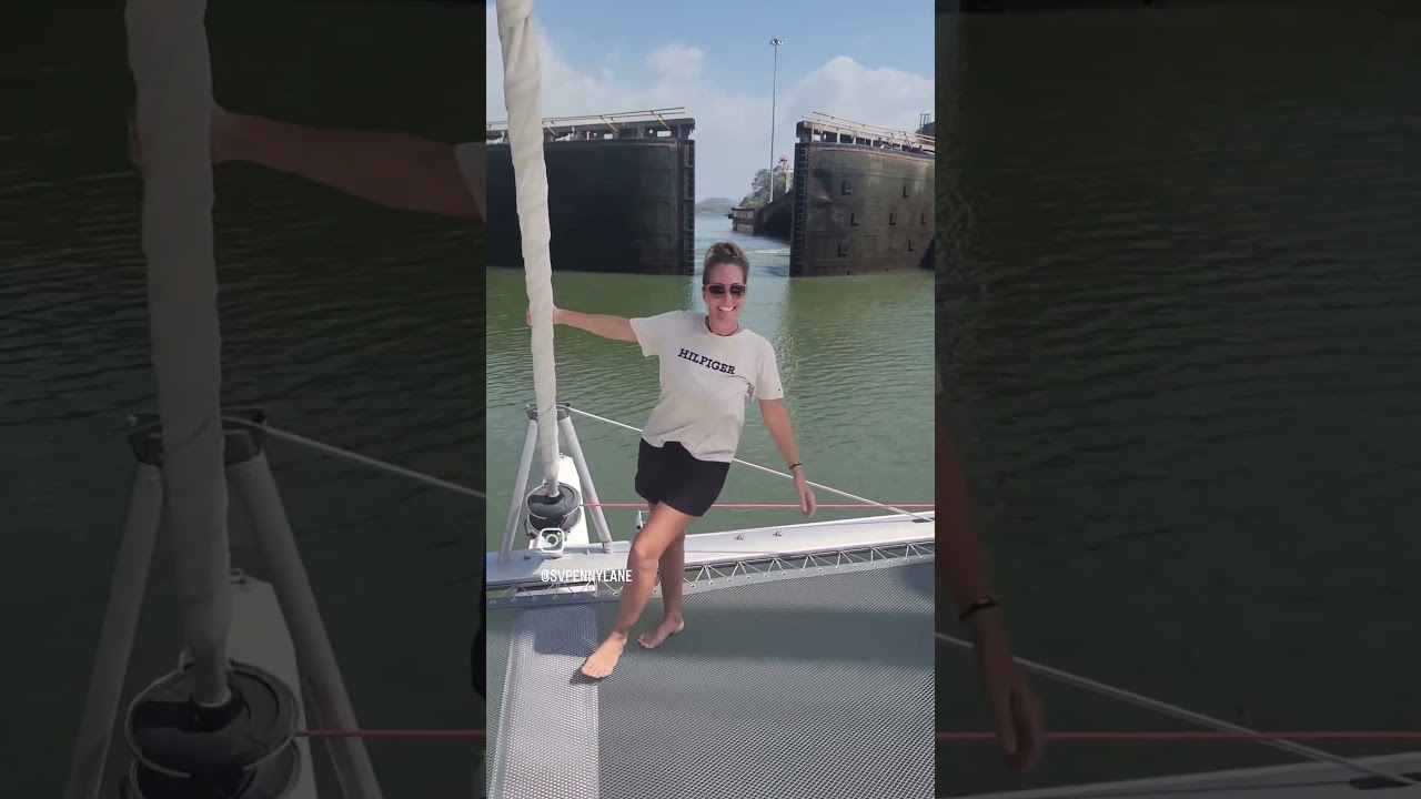 PANAMA CANAL TRANSIT!  Arriving in the Pacific #pacific #panamacanal