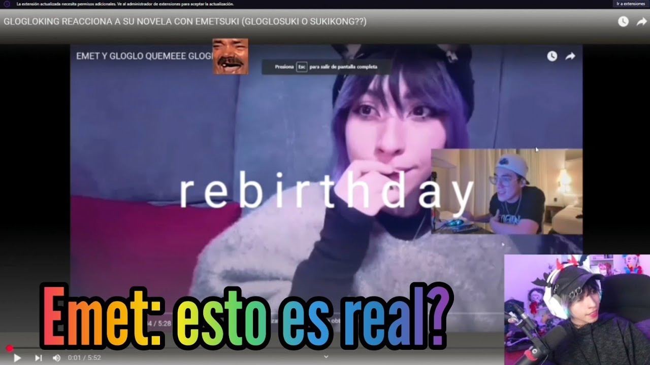 Emetsuki reacciona a su shippeo con gloglo