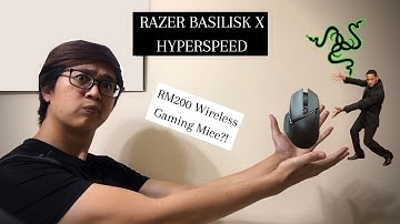 Razer Basilisk X Hyperspeed Review (RM 220 wireless gaming mice?!)