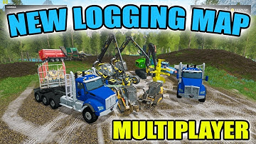 FARMING SIMULATOR 2017 | NEW LOGGING MAP | NEW EQUIPMENT | MULTIPLAYER LIVE STREAM