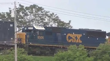 CSX Q711 Trash Train Eastbound