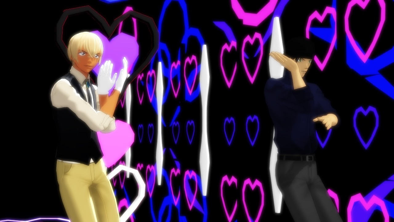 【MMDコナン】Love Me If You Can【冬緑式安室透】【ruku式赤井秀一】Toru Amuro, MMD, Detective Conan