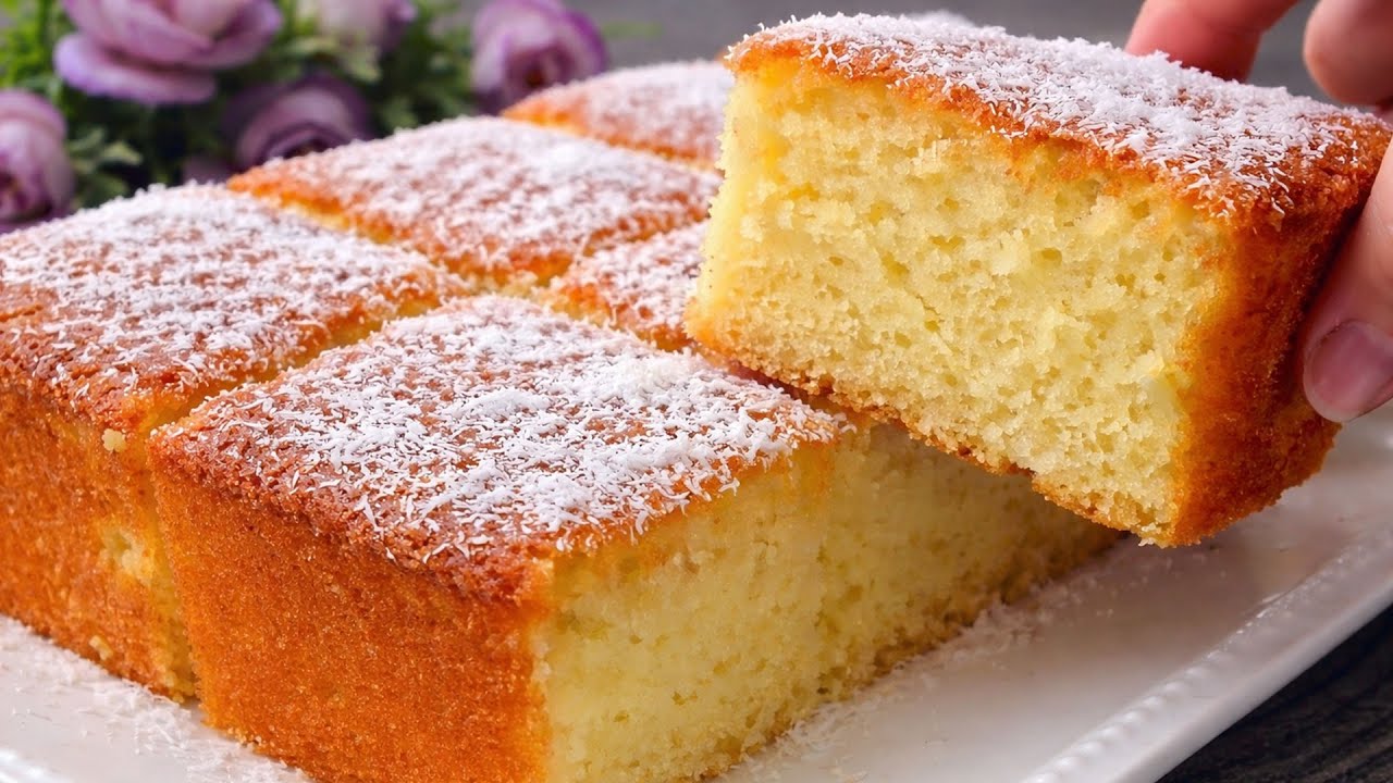 Grandma’s Lemon Cake in Just 5 Minutes That Melts in Your Mouth! No Scales