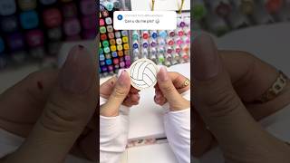 Drawing a Volleyball from a Viewer Request 🏐#art #craft #drawing #sticker #youtubeshorts #ball