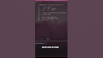 Nested loops in python #python #programming #coding #javascript #new #beginners