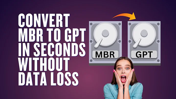 Convert MBR to GPT in Seconds Without Data Loss