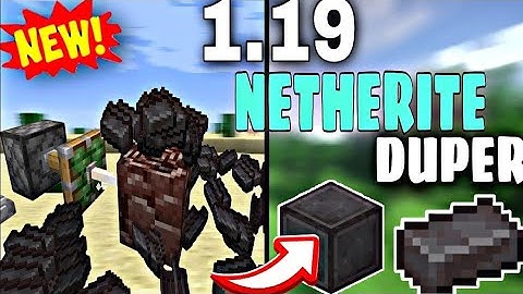 Minecraft 1.19 : SIMPLE {Ancient Netherite Duplication Glitch} || Easy Tutorial Bedrock/Java