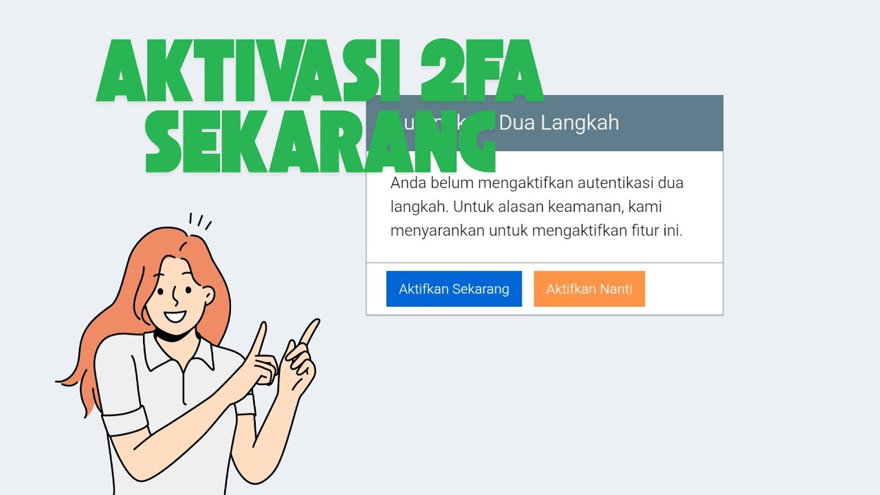 AKTIVASI 2FA TWO FACTOR AUTHENTICATION DI LAPTOP LEBIH DARI 1 AKUN ...