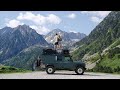 Exploring aigestortes national park on our pyrenees land rover defender 4x4 road trip