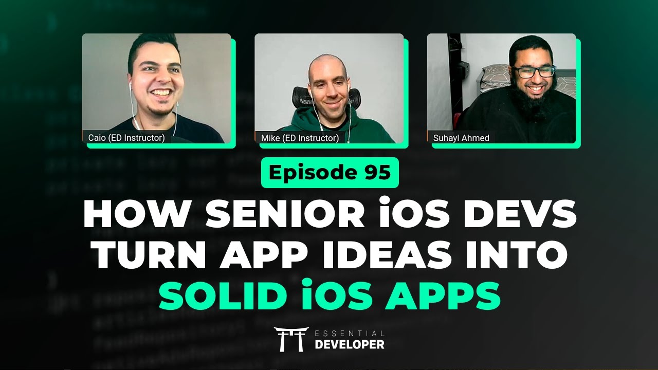 How senior iOS devs plan and test-drive app ideas into solid iOS apps | Live Dev Mentoring