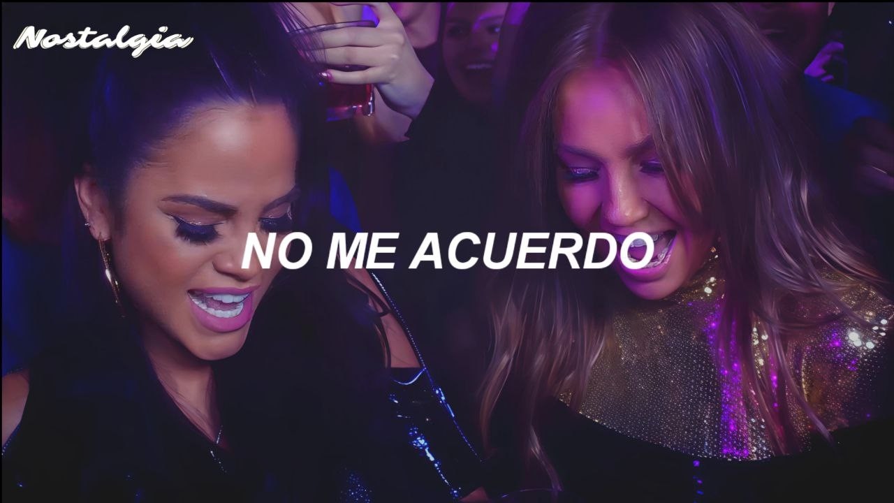Thalía, NATTI NATASHA - No me acuerdo (Letra/Lyrics)
