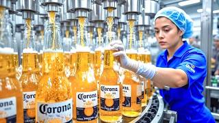 HOW 190 BILLION Liters of BEER ARE MADE in MEGA FACTORIES (complete process)