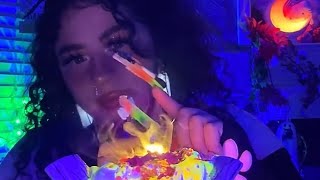 Asmr  Energy Pluckingraincdanfire spiderweb  Hair Treatment