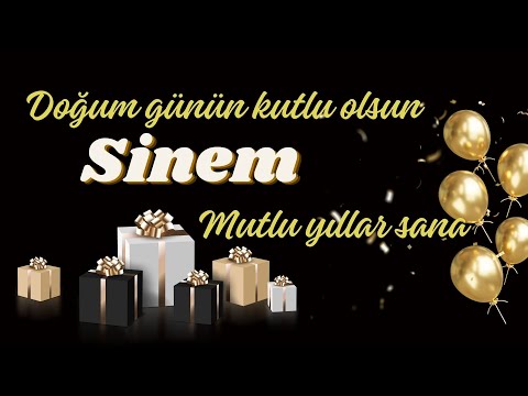 İyi ki doğdun Sinem. Doğum günün kutlu olsun, mutlu yıllar sana. İsme özel doğum günü şarkısı