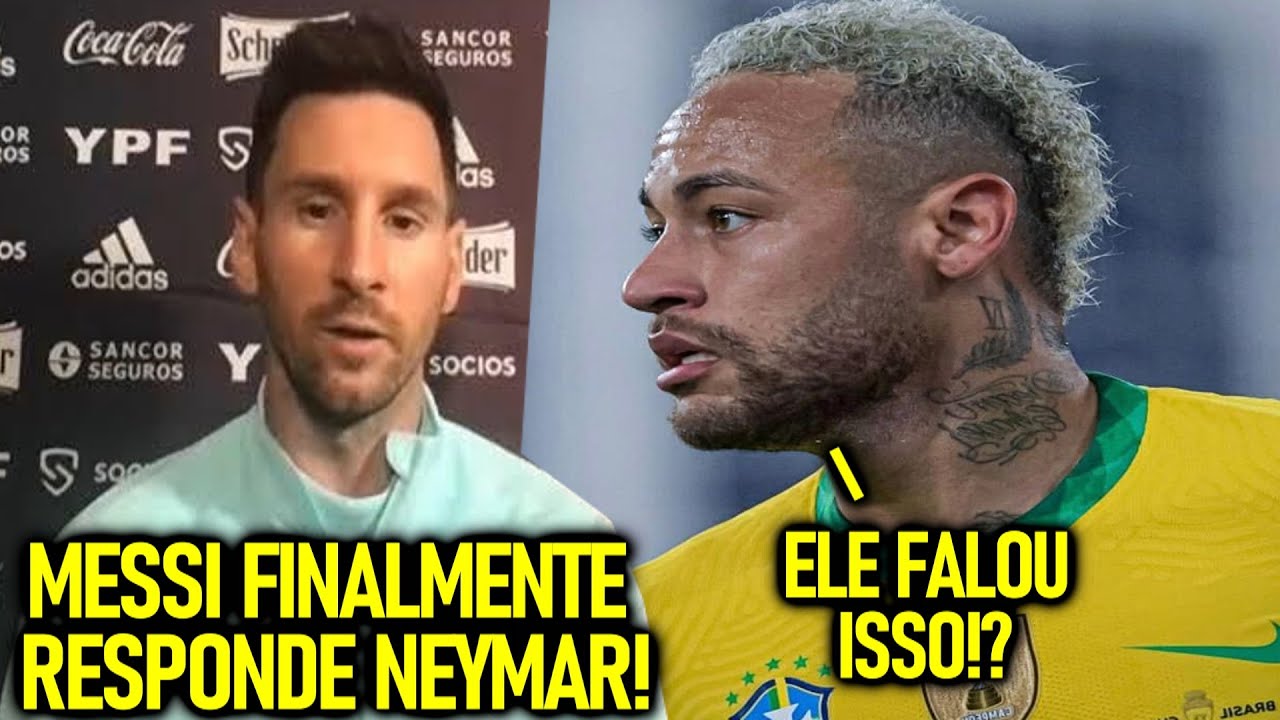 Gostaria que o Neymar ficasse até o final', diz Messi - @aredacao