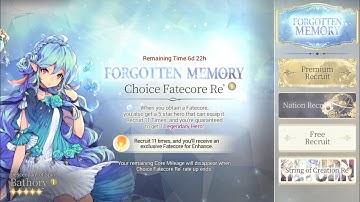 Exos Heroes - Forgotten Memory FC Bathory banner rate up