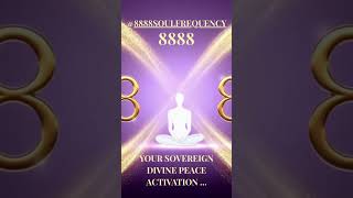 Sovereign Divine Peace Activation 8888 Portal Frequency Subliminal #Shorts ✨ Rain Edition