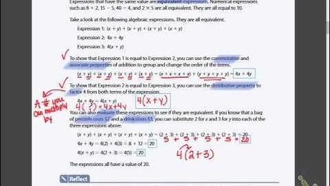 Lesson 14 Equivalent Expressions