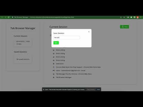 Tab Browser Manager video preview 2