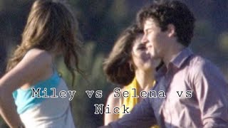 Miley Cyrus Vs Selena Gomez Vs Nick Jonas