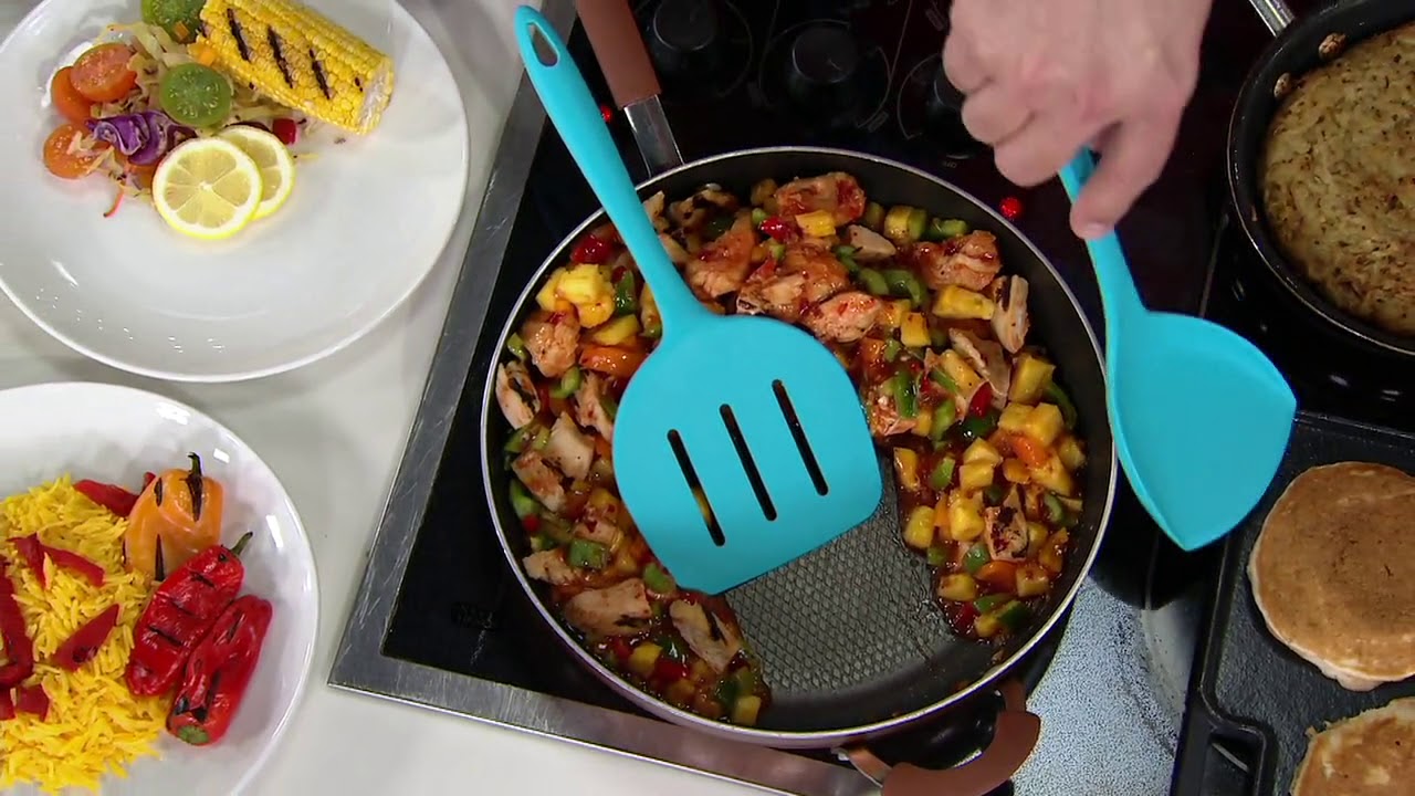 KOCHBLUME 2-Piece Silicone Spatula Set on QVC