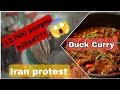 Daily vlog || Duck Curry Recipe || 12,000 Peoples were killed in Iran?? 😱