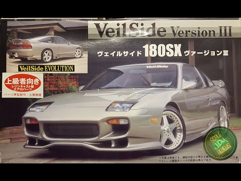 Whats in the box? Fujimi 1/24 Veilside Nissan 180SX Ver.3 Review