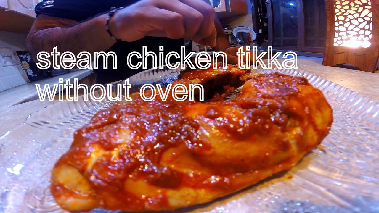 steam chicken tikka # without oven # acid survivor cooking show #