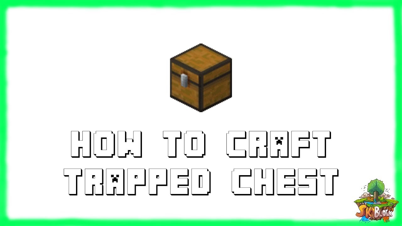 Minecraft 1.18.1: How to Craft Trapped Chest! (2022) - YouTube